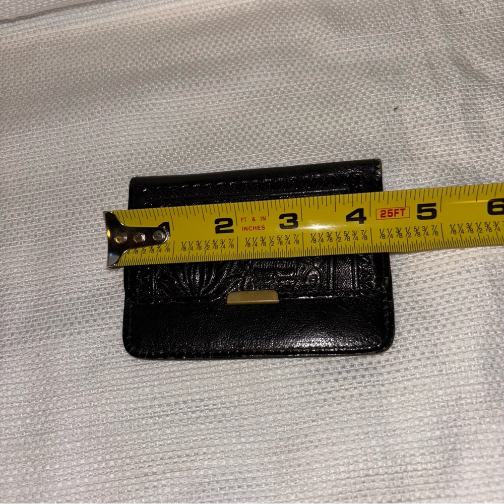 Black Embossed Leather Wallet - Picture 6 of 7